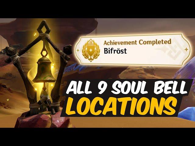 BIFROST Hidden Achievement All 9 Soul Bell Locations | Genshin Impact 3.6