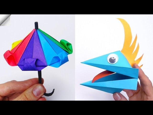 7 DIY Paper toys paper crafts