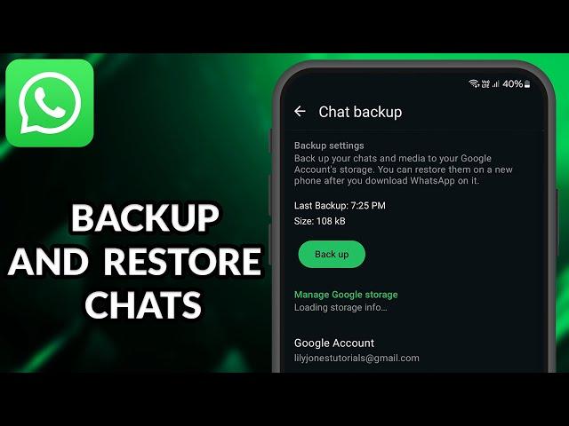 How To Backup And Restore WhatsApp Messages On Android