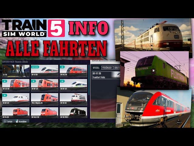 Train Sim World 5 | FAHRPLAN Kinzigtalbahn | Das könnt Ihr fahren | Überblick | TSW5 Info