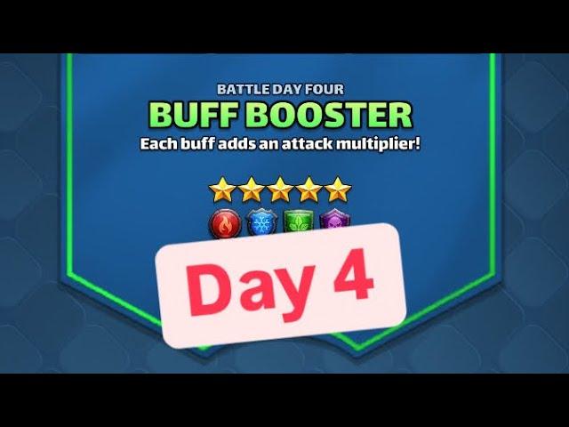 Empires & Puzzles Tourney : 5 ⭐️ Buff Booster ️️ Day - 4