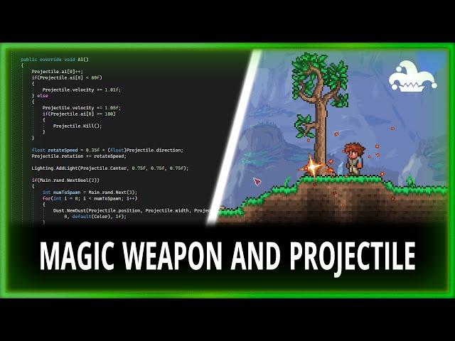 MAGIC WEAPON AND PROJECTILE - HOW TO MAKE A MOD - TMODLOADER 1.4 - 06