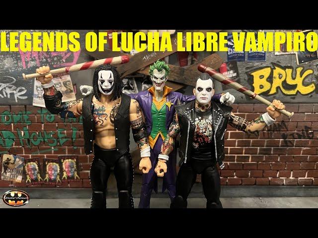 Legends Of Lucha Libre Vampiro GREAT JOKER THUG Boss Fight Studio Wrestling Batman Figure Review