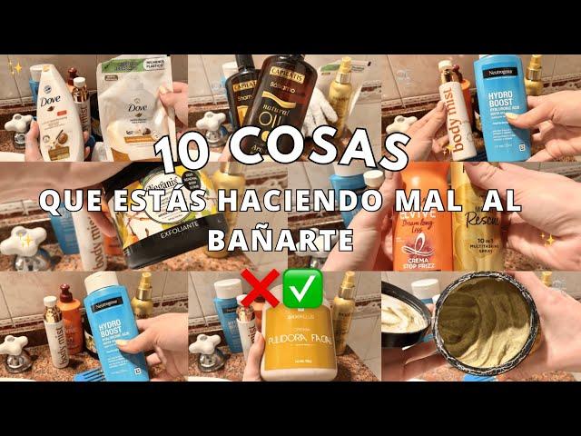 10 COSAS que estás haciendo MAL de tu rutina | tips para mejorarla ahorrando producto 