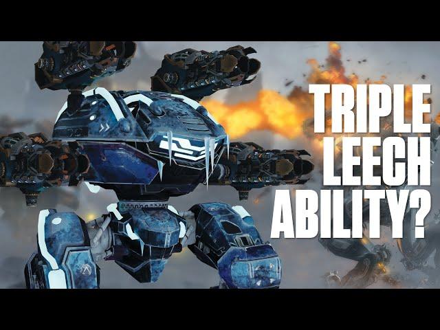 Triple Leech Ability? War Robots Leech Porthos Gameplay