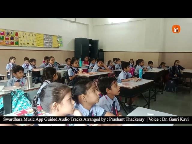 Mumbai School Students Singing with Swardhara App | #MusicLiteracyMission  #gaurikavi #swardhara