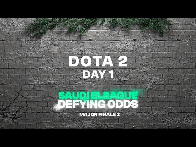 Saudi eLeague | Major 3 - Major Finals - Dota 2 - Day 1