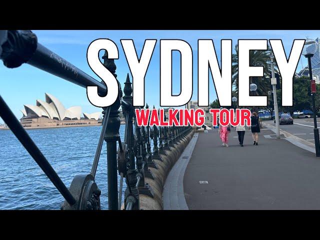 SYDNEY, AUSTRALIA  | WALKING TOUR | CIRCULAR QUAY | Opera House, Harbour Bridge, George St. CBD