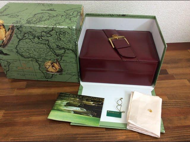 Rolex Vintage Day-Date 68288 Watch Box 1992 + Booklet, Tag & Hanky