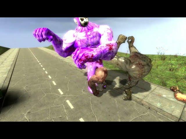 Garry's Mod Dante vs Super Zombie vs Tank vs Tinky Tank