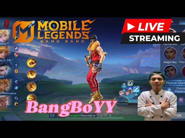 Live streaming BangBOYY | Mobile Legends: Bang Bang | solo rank  #solorankmythic #1002