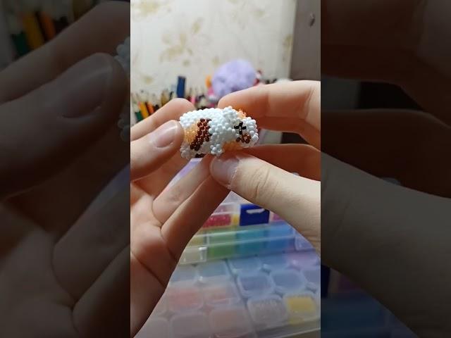 Морская свинка из бисера  #рекомендации #бисер #подпишисьнаменя  #морскаясвинка @Biserbezgranic