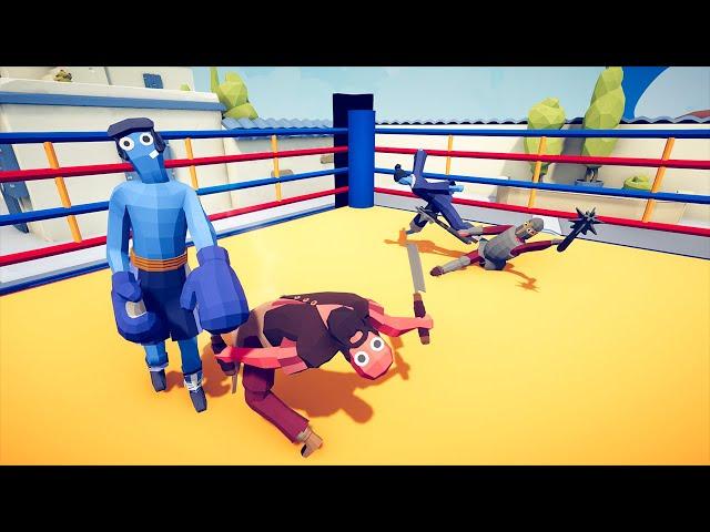 TAEKWONDO AND BOXER vs TWO IN EACH UNIT  | Totally Accurate Battle Simulator TABS