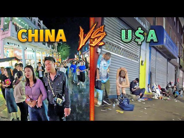 China vs USA - Which Country is Safer? (Americans Won't Believe it)