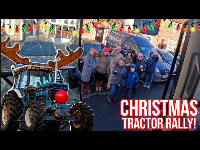 100+ Tractors Decend Onto High Street - POLICE CALLED!!