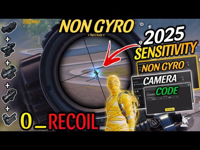 Non Gyro No Recoil sensitivity  | Best NON GYRO SENSITIVITY SETTINGS BGMI / PUBG || copy & used 