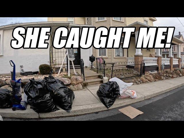 SHE THREW AWAY HER COLLECTION & I TOOK IT! - Trash Picking Ep. 1048