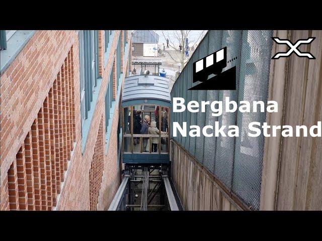 Bergbana Nacka Strand | Funicular | Stockholm | Sweden | 2022