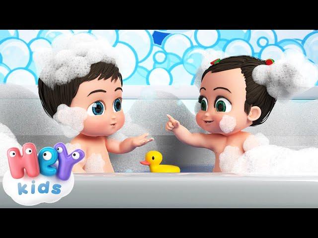 Penušavu Kupku!  Kupanje pesmica za bebe | HeyKids - Crtani za decu