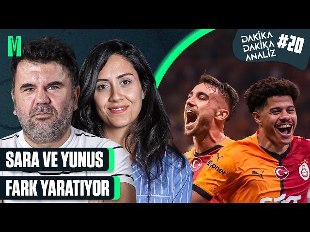 SARA VE YUNUS FARK YARATIYOR I GALATASARAY 1-0 ALANYASPOR I DAKİKA DAKİKA ANALİZ #20