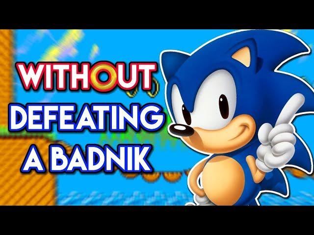 Can You Beat Sonic the Hedgehog (8-Bit) WITHOUT Defeating a Badnik?