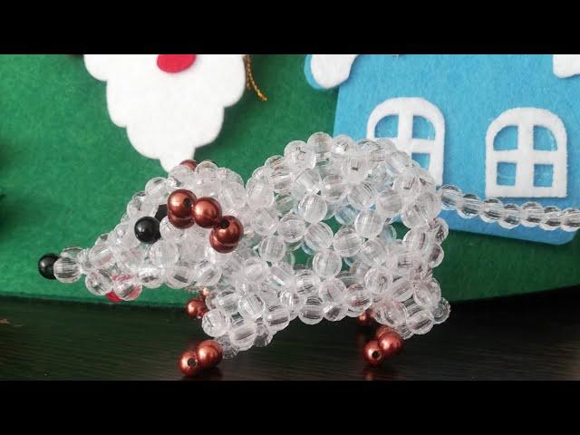 DIY Rat beaded . #1.  Крыса из бусин . Часть#1.