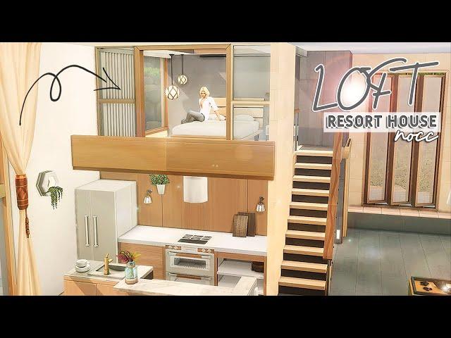 BEACH LOFT  Sulani Resort Villa • Luxurious Minimalism | NoCC | Sims 4 | Stop Motion Build