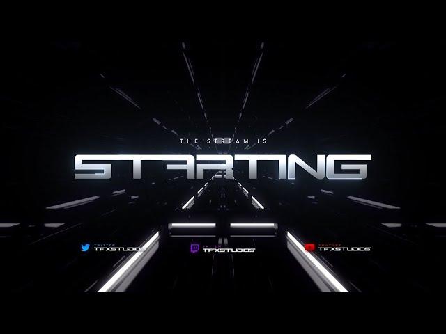 [ FREE ] Animated Black/White Twitch Overlay - Complete Stream Package - Includes Source Files