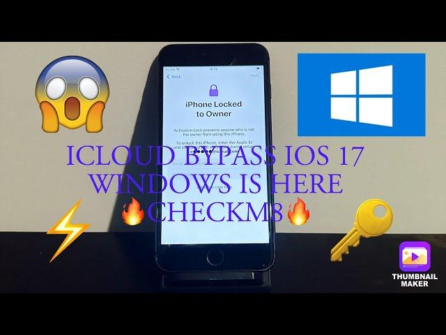 PERMANENT ICLOUD PREMIUM BYPASS iOS 17/16/15 FOR WINDOWS CALLS/DATA/SMS  CHECKM8WORKS 