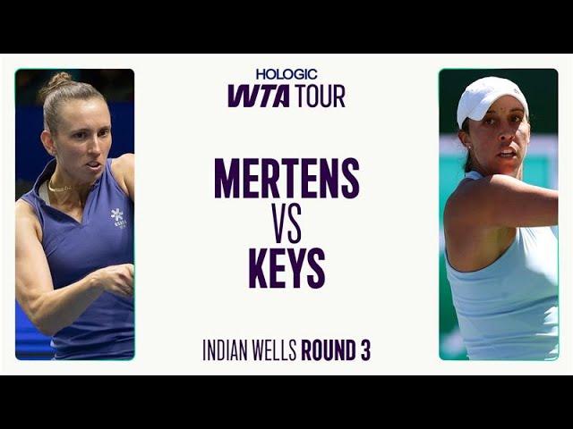 Elise Mertens vs. Madison Keys  | 2025 Indian Wells Round 3 | WTA Match Highlights