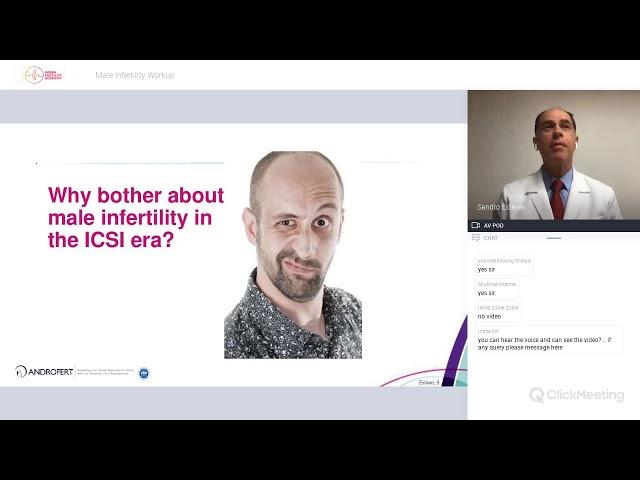 Male Infertility Workup | Indira Fertility Academy | Sandro C. Esteves