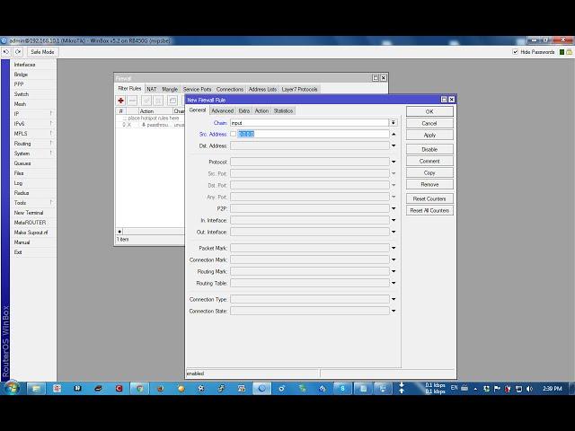 MikroTik Router | block ip address login to MikroTik Router