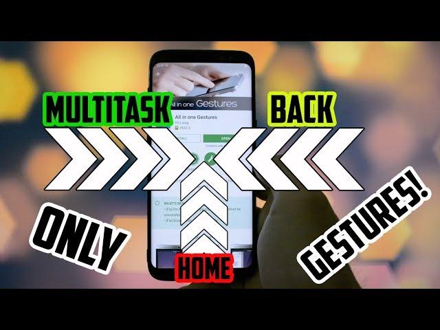 Control your Galaxy S8/S8+ only with GESTURES! | iPhone X Style