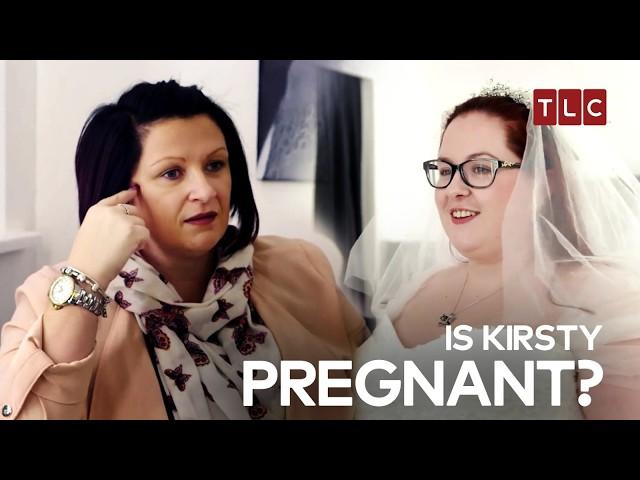 Mom thinks Kirsty looks pregnant? | Bride to be Wedding Dresses | Watch Curvy Brides Boutique | TLC