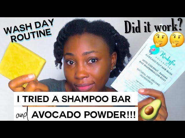 A SHAMPOO BAR WASH DAY || MY NATURAL HAIR WASH DAY ROUTINES  Part 2