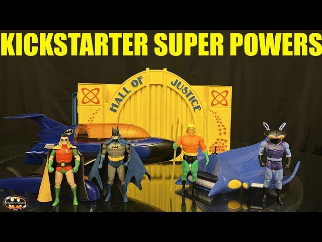 McFarlane Super Powers Kickstarter Wave Batman Robin Aquaman Black Manta Bat Multicraft Sea Saucer