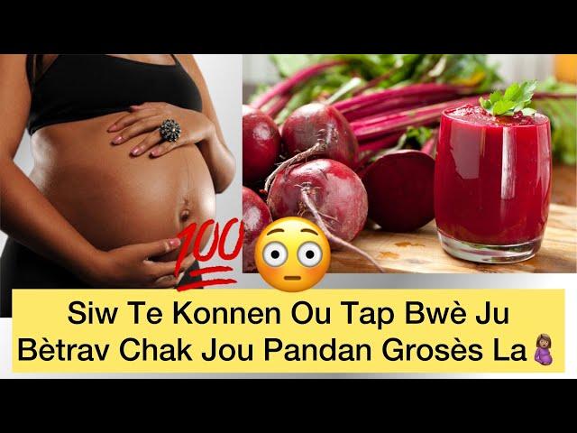 VINN KONNEN POUKISA OU DWE BWÈ JU SA PANDAN GROSÈS LA