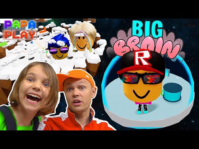 Открыл новые локации в Big Brain Simulator Roblox