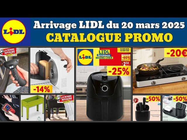 catalogue LIDL du 20 mars 2025  Arrivage maison cuisine  Promos deals silvercrest pub