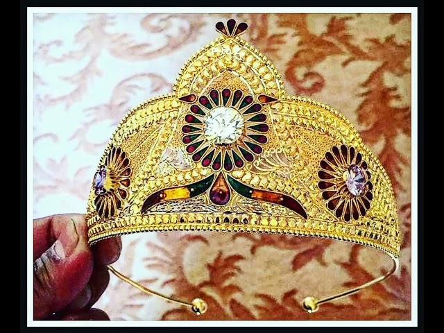 GOLD  CROWN SONE KA TAJ HALLMARK GOLD LATEST DESIGN TRENDING LIGHT WEIGHT