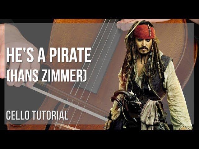 How to play He's A Pirate by Hans Zimmer on Cello (Tutorial)