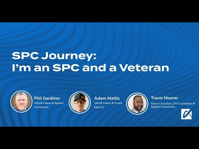 SPC Journey: I'm an SPC and a Veteran