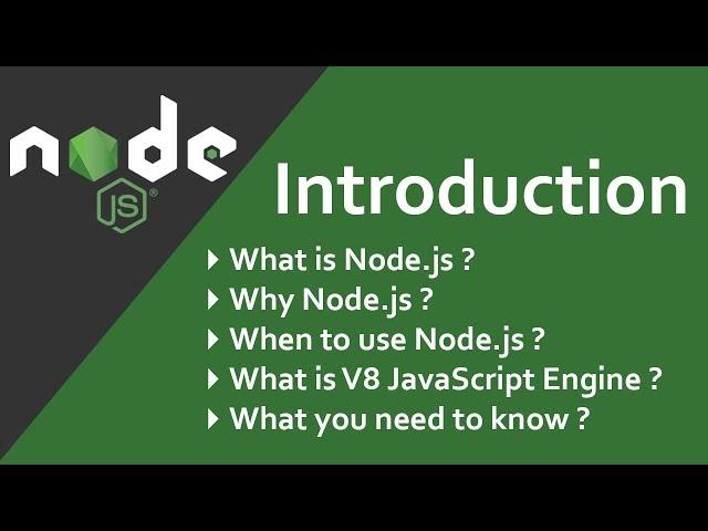 Node Js Tutorial #1 Getting Started with Node.js | Node.js Tutorial for Beginners | What is Node.js