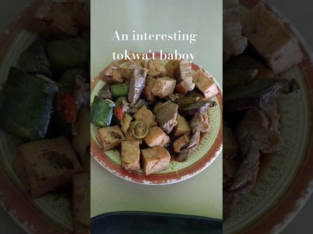 Tokwa't baboy (tofu & pork w/ vinegar dressing) #filipinofood #pinoyfood #angelescity