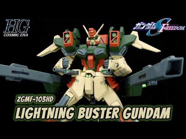 HG Lightning Buster Gundam Review | Gundam SEED Freedom