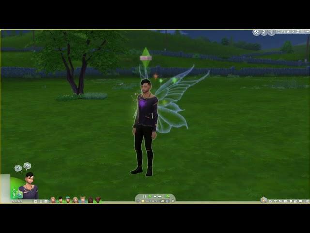 TS4: Animated Fairy Wings - WIP