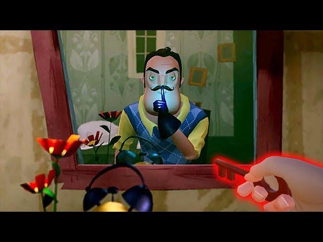 ПРИВЕТ СОСЕД последняя СЕКРЕТНАЯ ДВЕРЬ КОШМАРА! - Hello Neighbor