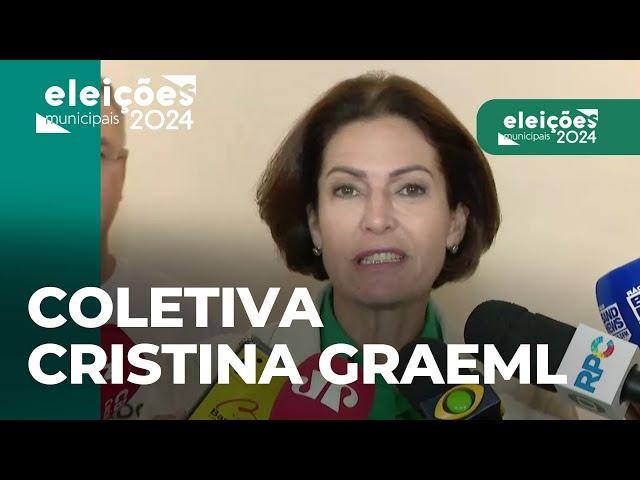 Eleições 2024: Cristina Graeml comenta sobre a perda na eleição à prefeitura de Curitiba