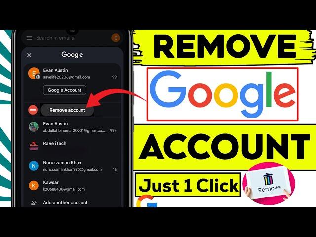 How to Remove Google Account From Android Phone 2025