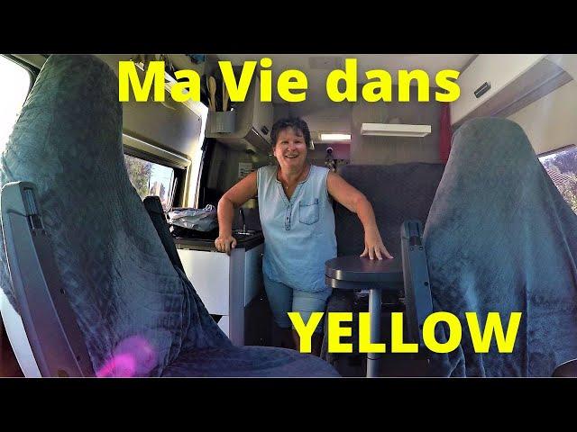 Ma vie dans Yellow mon fourgon aménagé